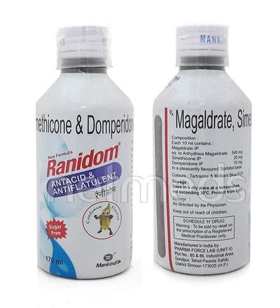 Ranidom Suspension 170ml - Ulcer/Reflux/Flatulence-Aaa