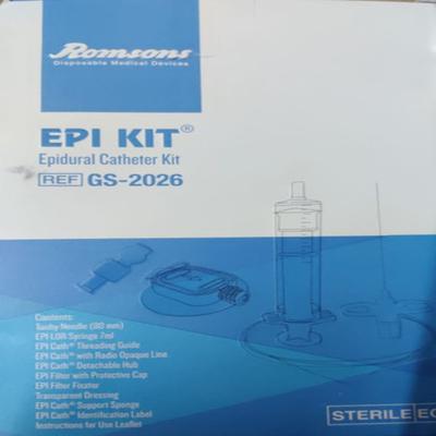 Romsons EPI Kit Epidural Catheter Kit (GS 2026) (18 NG) - Catheters & Tubes