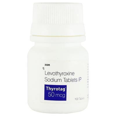 THYROTAG 50mcg Tablet 100's - Hypothyroidism
