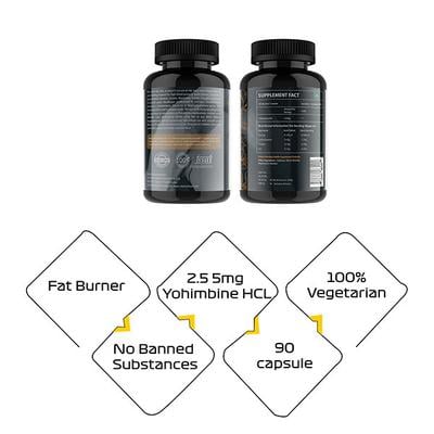 Vitaminhaat Yohimbine 2.5 mg Veg Capsule 90's - Weight Loss