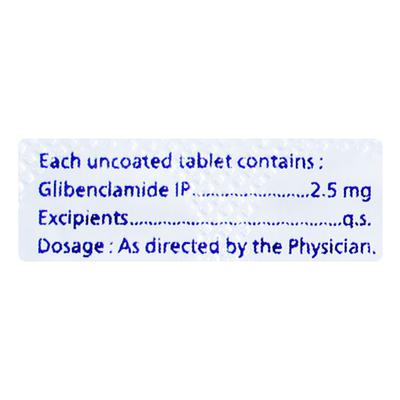 GLIBEKIND 2.5 MG Tablet 10's - Diabetes-Ant