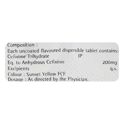CEFOLIN 200 Tablet 10's - Bacterial Infections-Cep