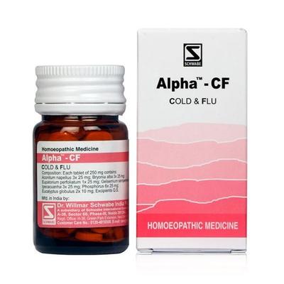 Dr. Willmar Schwabe Alpha - Cold and Flu Tablet 20 gm - Speciality Medicine