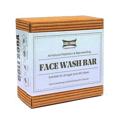Goli Soda All Natural Probiotic Face Wash Soap Bar 90 gm - Face Washes