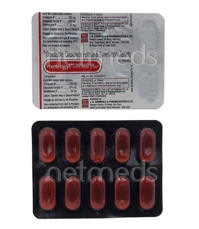 Metrogyl Compound Plus Tablet 10'S - Amoebiasis-Ant