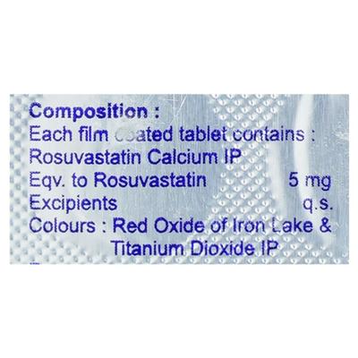Rozon 5mg Tablet 10'S - High Cholesterol-Dys