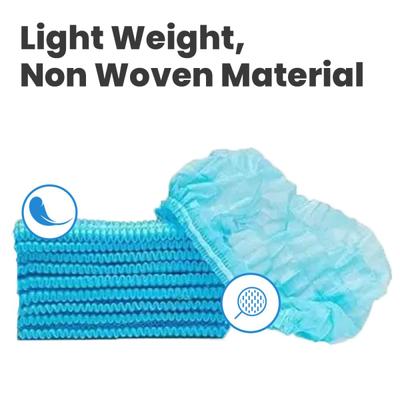 Care View Disposable Non-Woven Bouffant Caps - Blue 500's - Others