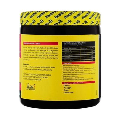 HealthVit Fitness BCAA Powder - Pineapple Flavour 200 gm - Bcaa Supplements