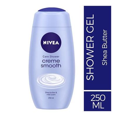 Nivea Creme Smooth Shower Cream 250 ml - Shower Gels & Body Wash