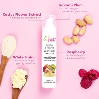 La Pink Ideal Bright White Haldi Day Cream 50 gm - Day Cream