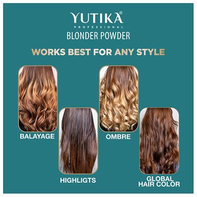 Yutika Pristine Blonde Radiance Blonder Powder 400 gm - Powder