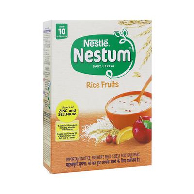 Nestle Nestum Stage 3 (10-24 Months) Powder 300 gm - Rice Fruits (Refill Pack) - Baby And Infant Supplements