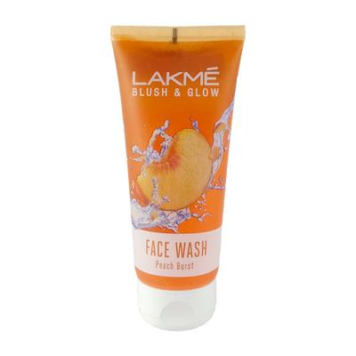 Lakme Blush & Glow Face Wash - Peach Burst 100 gm - Face Washes