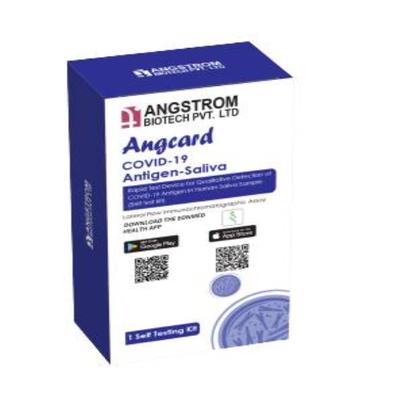 Angcard COVID-19 Antigen Saliva Self Testing Kit - Health Monitoring Devices
