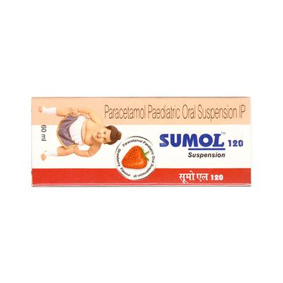 Sumo L 120 Strawberry Flavour Suspension 60ml (N) - Fever-Ana