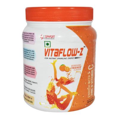 Smart Vitaflow Z Instant Energy Drink Powder - Refreshing Orange 525 gm - Energy Drinks