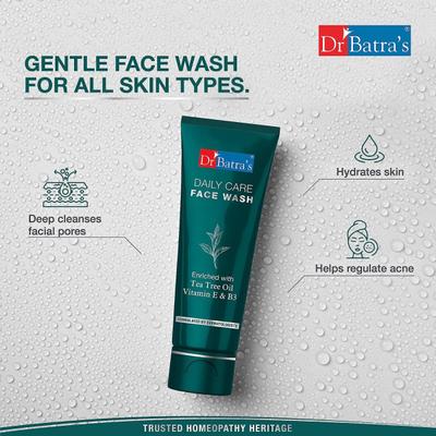 Dr Batra's Daily Care Face Wash 200 gm + Natural Skin Lightening Cream 100 gm + Age Defying Skin Firming Serum 50 gm + Intense Moisturizing Cream 100 gm - Personal Care (Ayush)