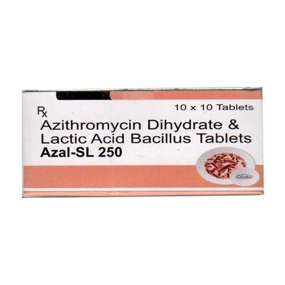 AZAL SL 250 Tablet 10's - Bacterial Infections-Mac