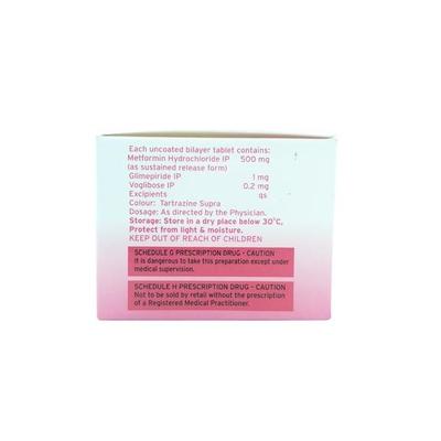 Ozomet Vg1 Tablet 10'S - Diabetes-Ant