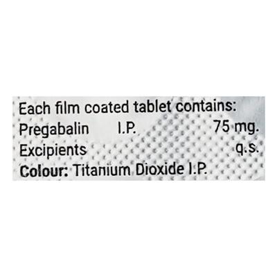 PRESTILLER 75 Tablet 10's - Neuropathic Pain-Dru