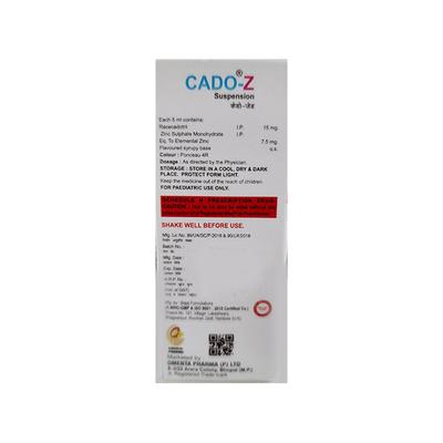 CADO Z Orange Flavour Suspension 60ml - Diarrhoea-Ant
