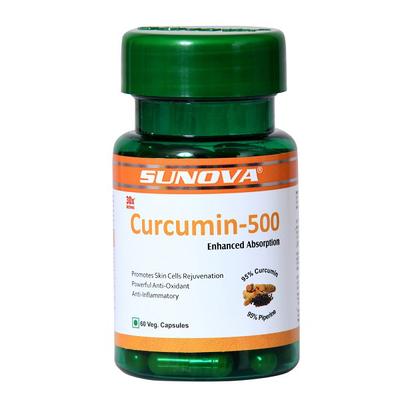 Sunova Curcumin-500 Veg capsule 60's - Speciality Medicine