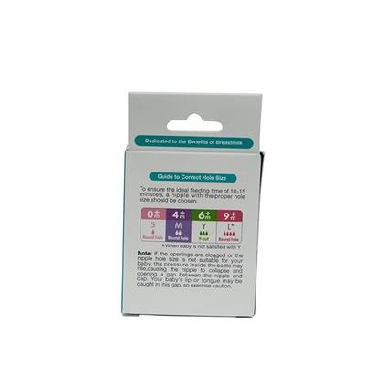 Pigeon Peristaltic Nipple 3's (M) Size 1 - Feeding & Nursing