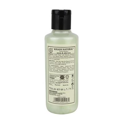 Khadi Natural Hair Cleanser - Neem & Aloevera 210 ml - Shampoos