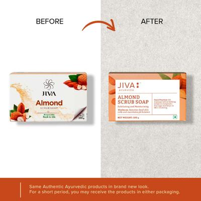 Jiva Ayurveda Bathing Soap - Almond 100 gm - Soaps