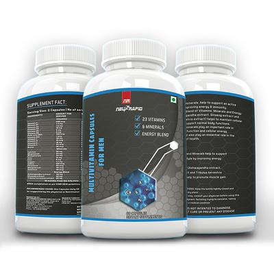 Neurapid Multivitamin Capsules For Men Veg Capsule 60's - Multi-Vitamins