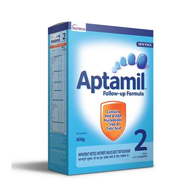 Aptamil Follow-up Formula Stage 2 (6 to 12 months) Powder 400 gm (Refill) - Baby And Infant Supplements