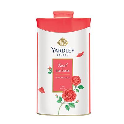 Yardley London Perfumed Talcum Powder - Royal Red Roses 100 gm - Talcum Powders
