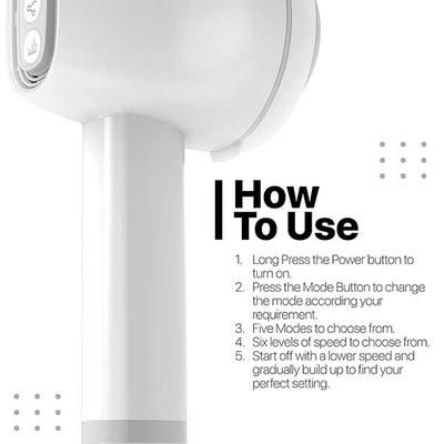 Vandelay Electric Handheld Full Body Massager - White - Massagers