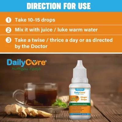 DailyCure Ginger Drops 30ml - Health Products