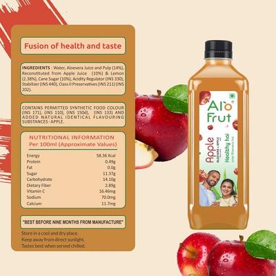 Axiom Alofrut Apple Aloevera Juice 200 ml - Ayurvedic Juices