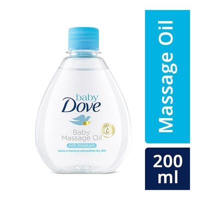 Baby Dove Rich Moisture Baby Massage Oil 200 ml - Creams, Lotions & Oils