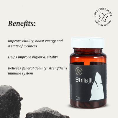 Forest Secrets Shilajit Tablets 60's - Pure Herbs