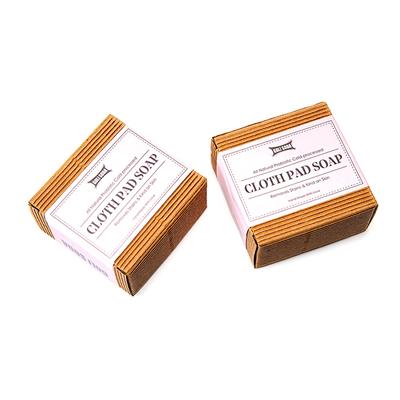 Goli Soda All Natural Probiotic Cloth Pad Soap Bar (Pack of 2 x 90 gm) - Soaps