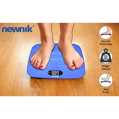Newnik Personal Digital Weighing Scale - Blue - Weighing Scale