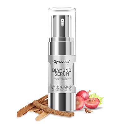 Gynoveda Diamond Night Face Serum - Grapeseed Lodhar Extract 30 ml - Speciality Medicines