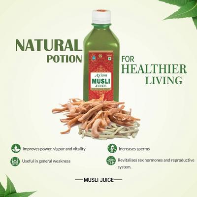 Axiom Jeevan Ras Musli Juice 500 ml - Ayurvedic Juices