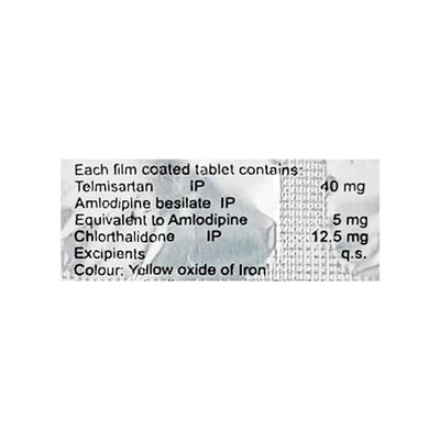 TELEDOC TRIO 40mg Tablet 10's - Hypertension-Ana