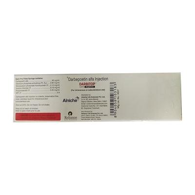 DARBITOP 25mcg Prefilled Syringe(Pfs) 0.42ml - Haematopoiesis-Hae