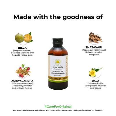 Kerala Ayurveda Mahanarayana Thailam 200 ml - Speciality Medicines