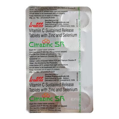 CITRAZINC SR Tablet 10's - Supplements-Vam