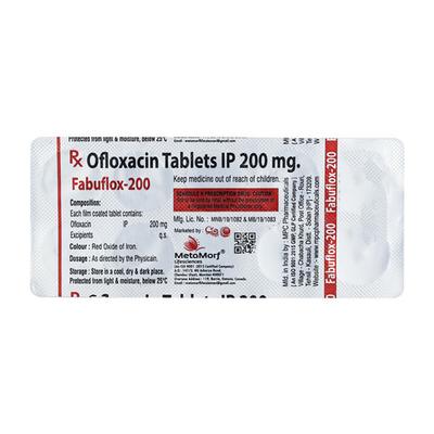 FABUFLOX 200 Tablet 10's - Bacterial Infections-Qui