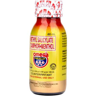 Omega Pain Killer Liniment (Methyl Salicylate Camphor + Menthol) 60 ml - Balm/Ointments