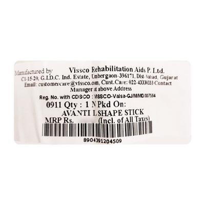 Vissco Avanti L Shape Walking Stick - Wheelchairs & Walking Sticks