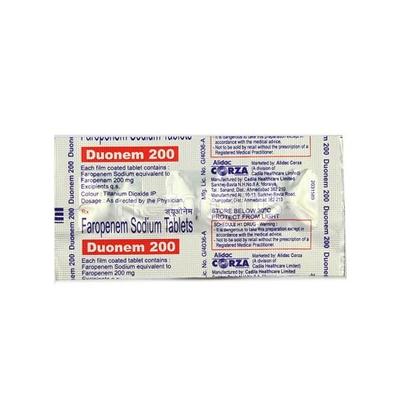 Duonem 200mg Tablet 3'S - Bacterial Infections-OBL