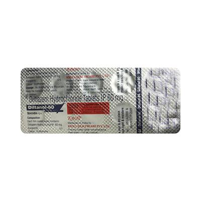 DILTANOL 60 Tablet 10's - Hypertension-Cal